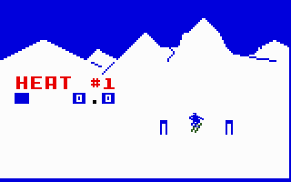 US Ski Team Skiing screenshot 5 for Intellivision
